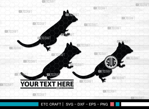 Squirrel Monogram, Squirrel Silhouette, Squirrel SVG, Forest Squirrel Svg, Squirrel Svg, Animal Svg, Forest Animal Svg, SB00325 SVG ETC Craft 