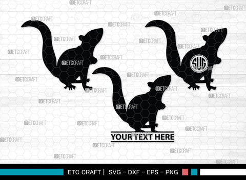 Squirrel Monogram, Squirrel Silhouette, Squirrel SVG, Forest Squirrel Svg, Squirrel Svg, Animal Svg, Forest Animal Svg, SB00325 SVG ETC Craft 