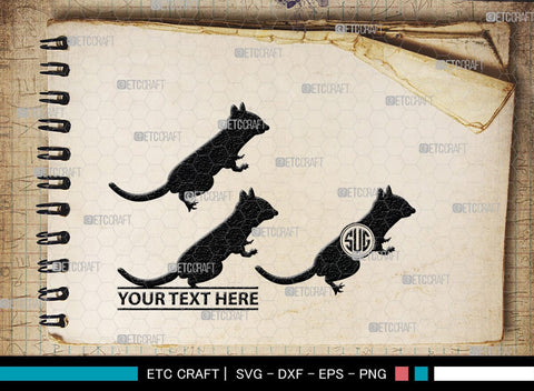 Squirrel Monogram, Squirrel Silhouette, Squirrel SVG, Forest Squirrel Svg, Squirrel Svg, Animal Svg, Forest Animal Svg, SB00325 SVG ETC Craft 