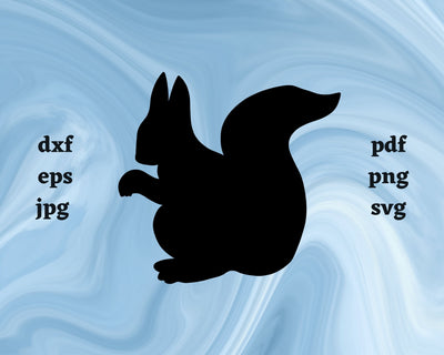 Squirrel SVG Cut File SVG Northern Light SVG 
