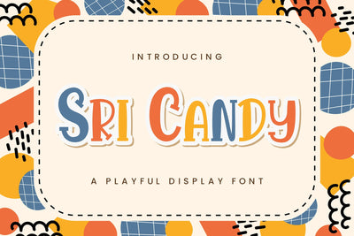 Sri Candy - Playful Display Font Font StringLabs 