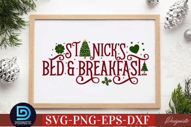 St nick's bed & breakfast SVG SVG DESIGNISTIC 
