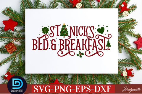 St nick's bed & breakfast SVG SVG DESIGNISTIC 