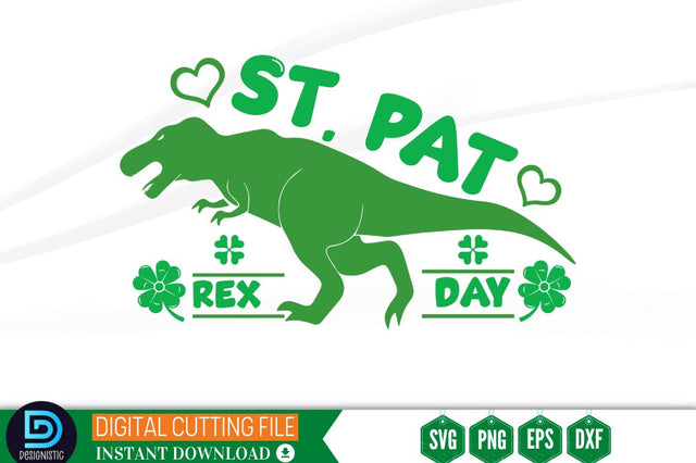 St. pat rex day SVG SVG DESIGNISTIC 