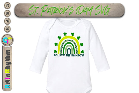 St. Patrick clover Rainbow svg SVG Artinrhythm shop 