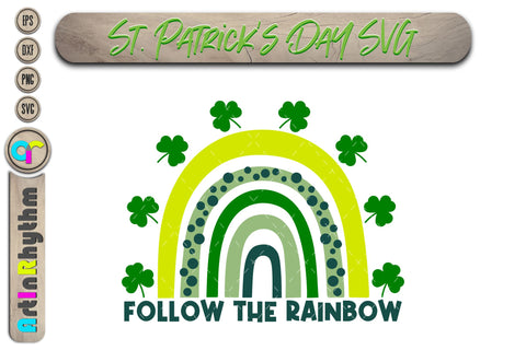 St. Patrick clover Rainbow svg SVG Artinrhythm shop 