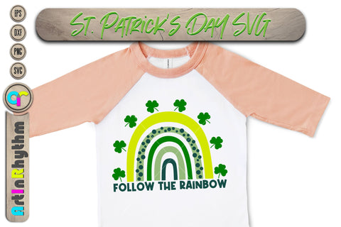 St. Patrick clover Rainbow svg SVG Artinrhythm shop 