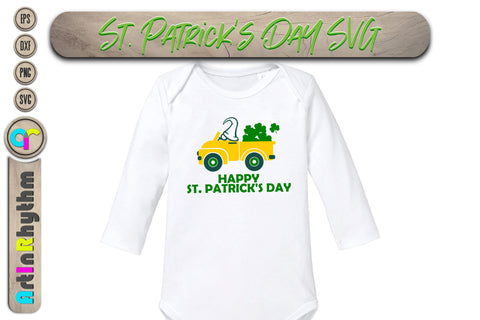 St. Patrick clover truck svg SVG Artinrhythm shop 