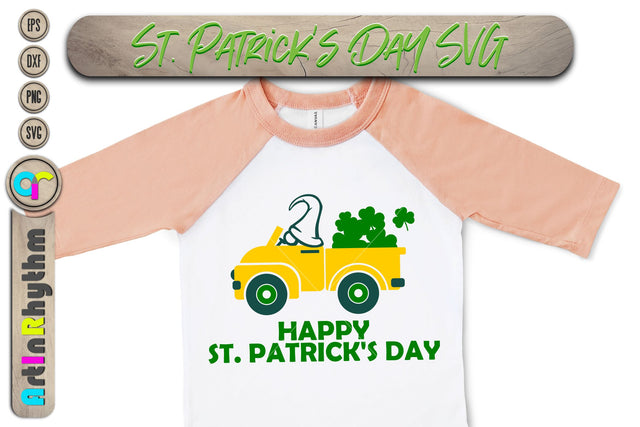 St. Patrick clover truck svg SVG Artinrhythm shop 