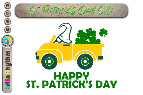 St. Patrick clover truck svg SVG Artinrhythm shop 
