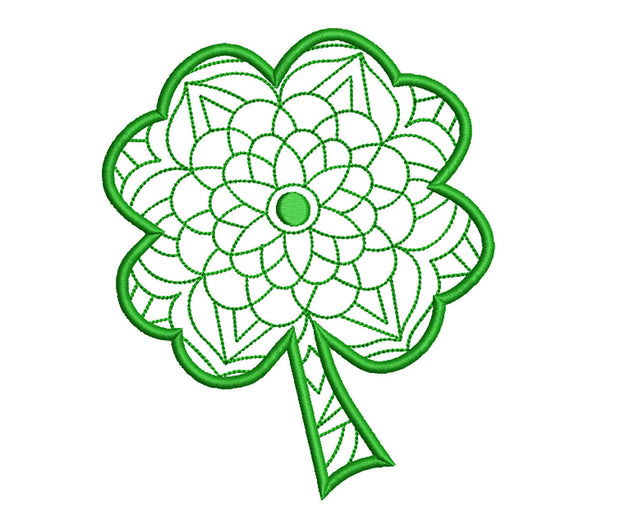 St. Patrick Cloverleaf, Shamrock Machine Embroidery Design Embroidery/Applique DESIGNS Angie 