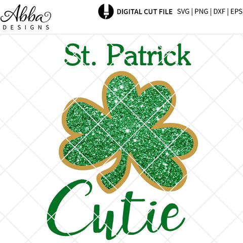 St. Patrick Cutie SVG Abba Designs 