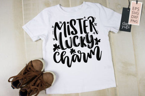 St Patrick Day Mister Lucky Charm Quotes SVG dapiyupi store 