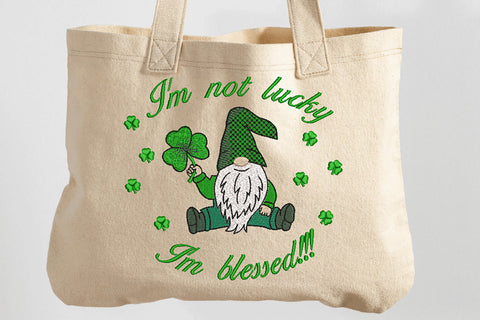 St. Patrick Gnome, Irish Gnome Machine Embroidery Design Embroidery/Applique DESIGNS Angie 
