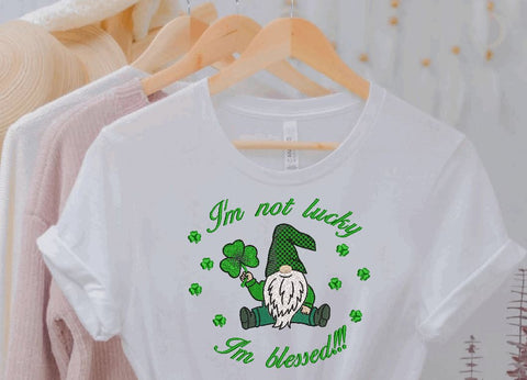 St. Patrick Gnome, Irish Gnome Machine Embroidery Design Embroidery/Applique DESIGNS Canada Embroidery 
