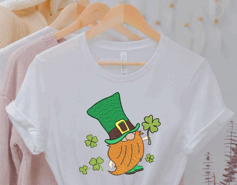 St. Patrick Gnome Machine Embroidery Design Embroidery/Applique DESIGNS Canada Embroidery 