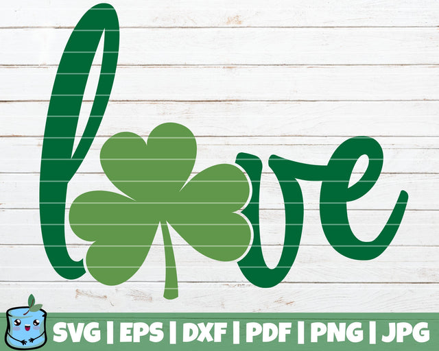 St Patrick Love SVG MintyMarshmallows 