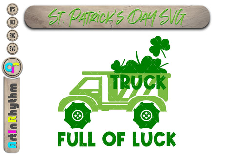 St. Patrick svg, Truck full of luck SVG Artinrhythm shop 