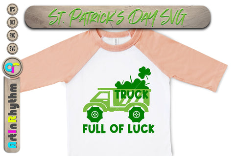 St. Patrick svg, Truck full of luck SVG Artinrhythm shop 