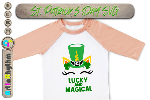 St. Patrick Unicorn clover svg SVG Artinrhythm shop 