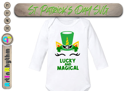 St. Patrick Unicorn clover svg SVG Artinrhythm shop 