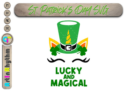 St. Patrick Unicorn clover svg SVG Artinrhythm shop 