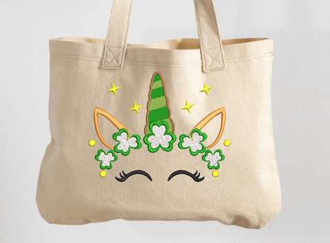 St. Patrick Unicorn, Irish Unicorn Machine Embroidery Design Embroidery/Applique DESIGNS Canada Embroidery 