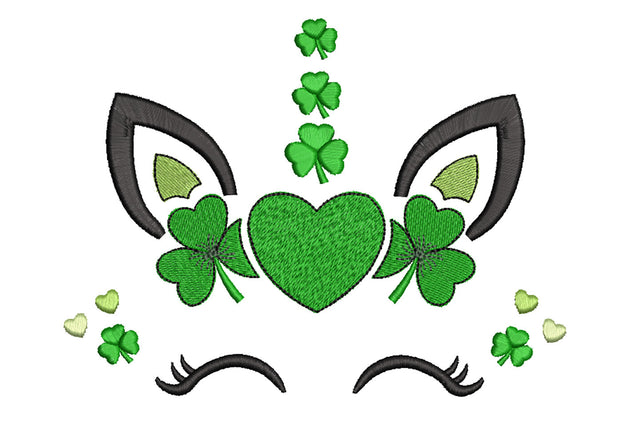 St. Patrick Unicorn Machine Embroidery Design Embroidery/Applique DESIGNS Angie 