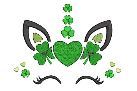 St. Patrick Unicorn Machine Embroidery Design Embroidery/Applique DESIGNS Angie 