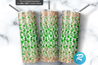 St Patrick's 20 oz / 30 oz Tumbler PNG Sublimation Regulrcrative 