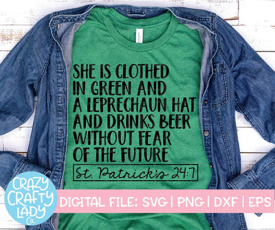 St. Patrick's 24:7 SVG Crazy Crafty Lady Co. 