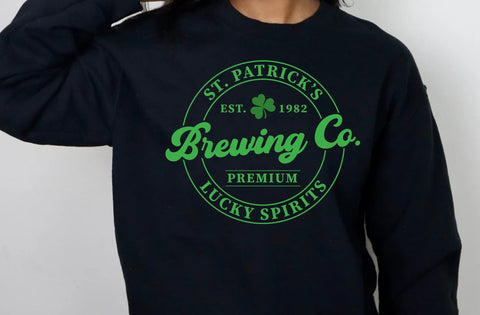St Patrick's brewing co SVG, Happy Go Lucky Svg, St Patricks Day Svg, Lucky Rainbow Svg, Lucky Shirt Svg, Clover Svg, Irish Svg,Shamrock Svg SVG MD mominul islam 