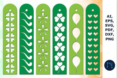 St Patrick’s Day Bookmark SVG bundle SVG MD JOYNAL ABDIN 