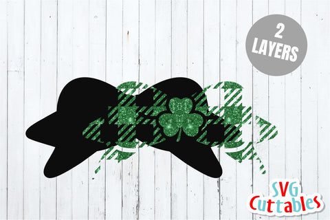 St. Patrick's Day Bow Monogram Frame SVG Svg Cuttables 