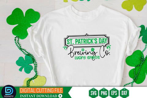 St. patrick's day brewing co. lucky spirits SVG SVG DESIGNISTIC 