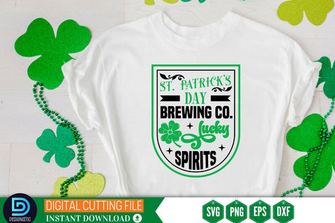 St. patrick's day brewing co. lucky spirits SVG SVG DESIGNISTIC 