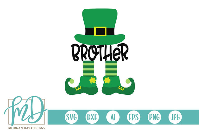 St Patricks Day Brother Leprechaun SVG Morgan Day Designs 