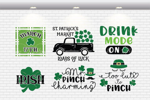 St. Patrick's Day Bundle - SVG, PNG, DXF, EPS SVG Elsie Loves Design 