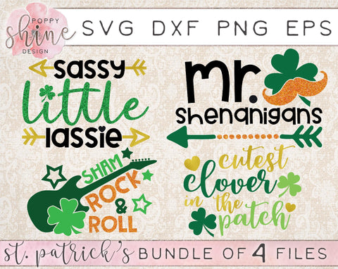 St. Patrick's Day Bundle SVG Poppy Shine Design 