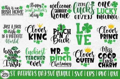 St Patrick's Day Bundle SVG Saint Patrick's Day Cut Files vol-1 SVG Svgcraft 