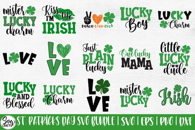 St Patrick's Day Bundle SVG Saint Patrick's Day Cut Files vol-2 SVG Svgcraft 