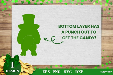 St Patrick's Day Candy Dome SVG | Candy Holder SVG SvgOcean 