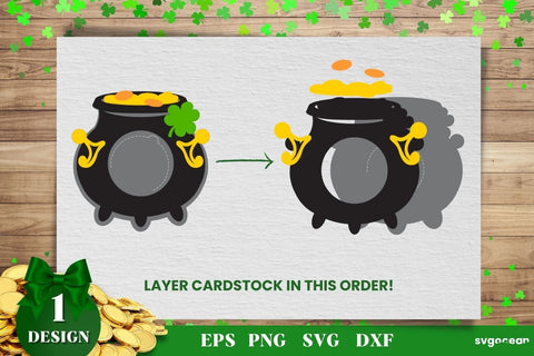 St Patrick's Day Candy Dome SVG | Candy Holder SVG SvgOcean 