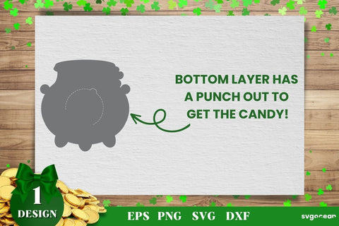 St Patrick's Day Candy Dome SVG | Candy Holder SVG SvgOcean 