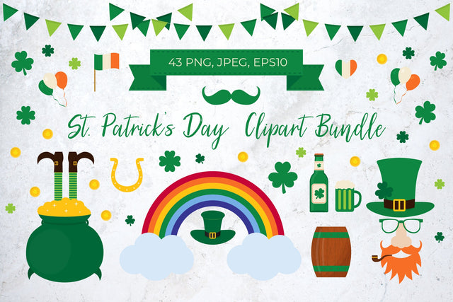 St. Patrick’s Day Clipart. Saint Patricks Sublimation Bundle Sublimation LaBelezoka 