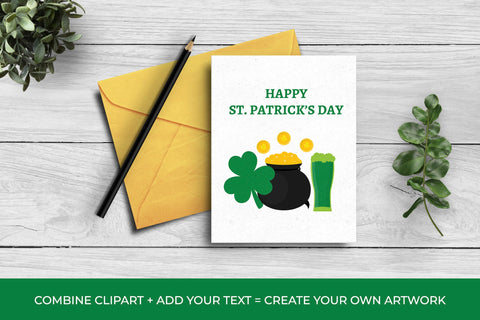 St. Patrick’s Day Clipart. Saint Patricks Sublimation Bundle Sublimation LaBelezoka 
