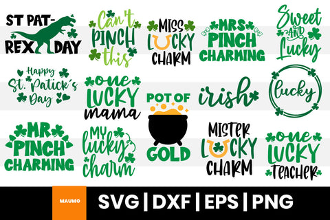 St Patrick's Day craft Bundle SVG Maumo Designs 