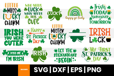 St Patrick's Day craft Bundle SVG Maumo Designs 