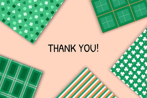 St Patrick's Day Digital Paper Pack | JPG Pattern collection Digital Pattern AnnaViolet_store 