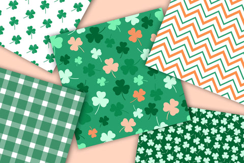 St Patrick's Day Digital Paper Pack | JPG Pattern collection Digital Pattern AnnaViolet_store 